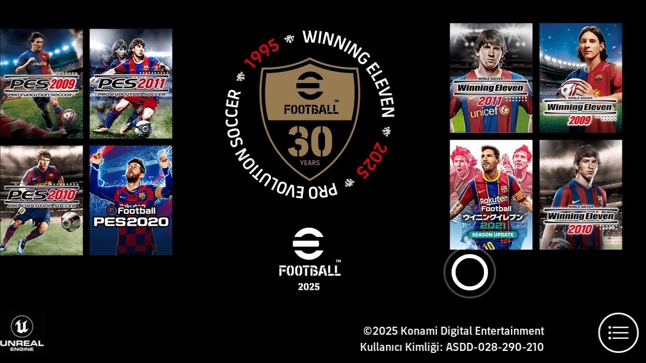 E football 2025 oynadim - YouTube