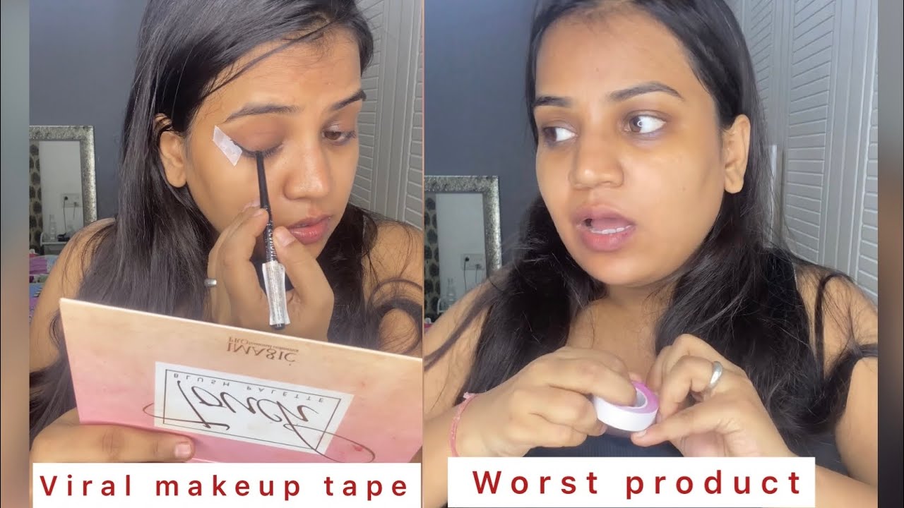 Pac Makeup Tape Review… the only makeup tape available in India 🇮🇳  #nitikagupta 