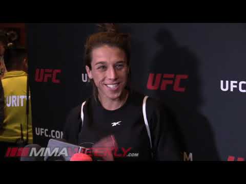 Joanna Jedrzejczyk on Coronavirus in Europe: "People are really panicking" (UFC 248 Workout Scrum)