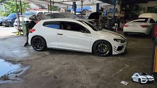 EP9 Volkswagen Scirocco แก้อาการเสียงดังหลังเปลี่ยนโช๊คหลัง คุยกับช่างเรื่องเพลาบาลานซ์