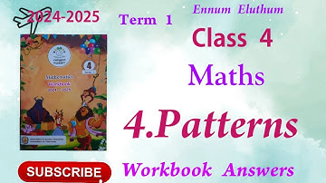 Ennum Eluthum 4th standard, Maths,Unit 4,Patterns |Term 1(2024-2025)English medium