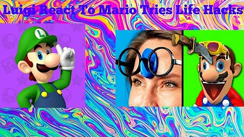 Luigi React To Mario Tries Life Hacks