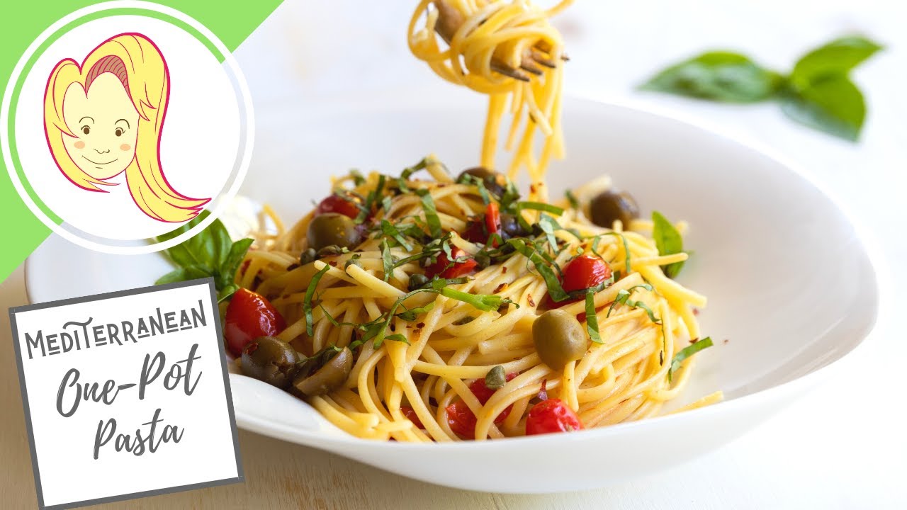 Mediterranean One-Pot Pasta | Vegan