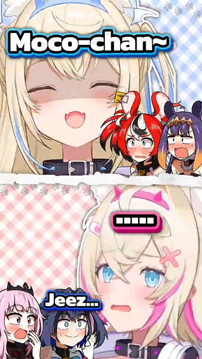 Fuwawa brutally roasts Mococo and made everyone speechless #fuwamoco #hololiveenglish #shorts