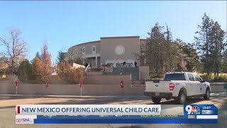 NM touts 2st in nation universal child care