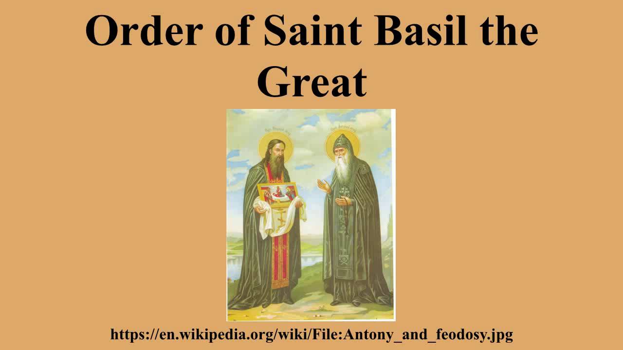 Order of Saint Basil the Great