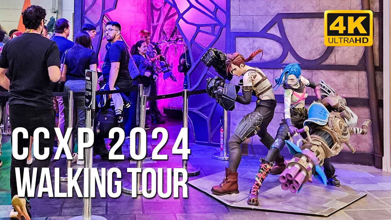 CCXP 2024【4K 】WALKING TOUR COMPLETO | COMIC CON EXPERIENCE | SPOILER NIGHT | ESTANDES, PALCOS E MAIS