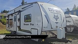 2026 Northwood Desert Fox 27FS Auburn  Roseville  Sacramento  Modesto  Stockton  San Jose