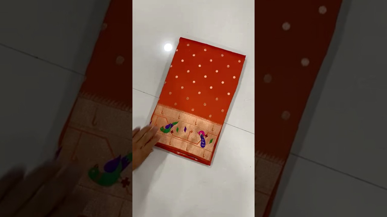 Soft Silk Parrot Peacock Border Paithani Saree