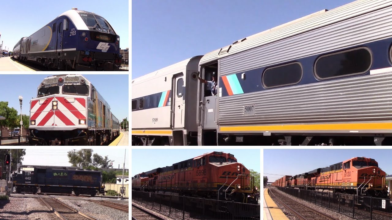 11 Trains in Hanford on 7/11 ~ Feat. SJVR, 2 S&HC, Wig Wag, Lots of Horn and Horn Shows