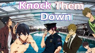 Free! - Knock Them Down! (Вольный Стиль)