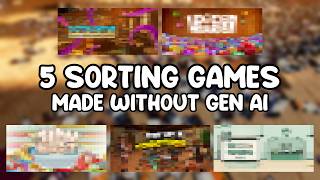 5 Sorting Games Made Without Generative AI