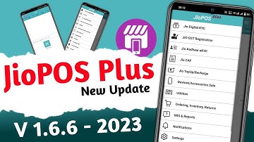 jio POS plus new update v 1.6.6 2023.
