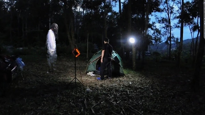 Camping Overnight At The Graveyard And Discovered A Ghost Playing A Game