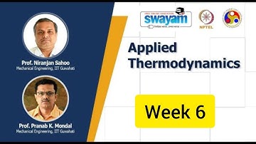 💥Applied Thermodynamics | Week 6 Quiz | Assignment 6 Solution | NPTEL 2022 | SWAYAM💥💥