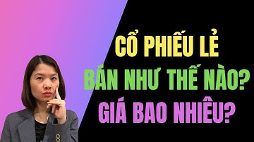 Hướng dẫn bán cổ phiếu lẻ | Dong Mien Official