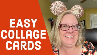 How to collage with stamps and stencils! screenshot 5