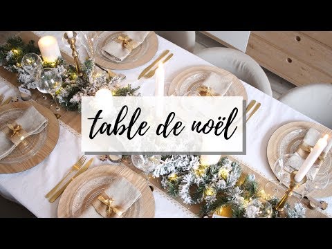 Vidéo: Comment Décorer Une Table Pour Noël