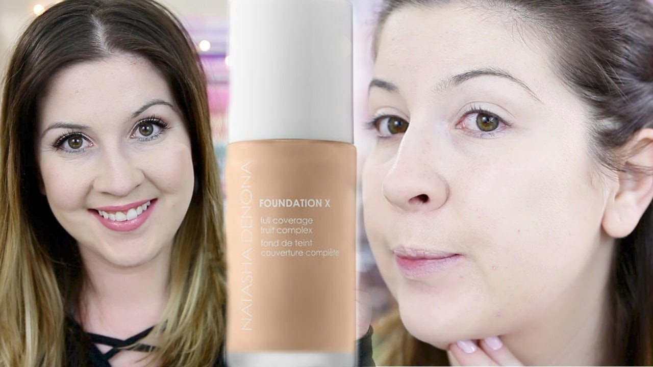 NEW NATASHA DENONA FOUNDATION X l REVIEW/DEMO/10 HR WEAR TEST YouTube