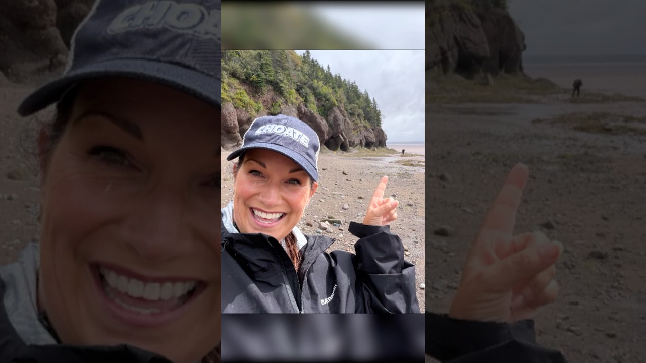 We Walked on the OCEAN FLOOR at Hopewell Rocks! 😮