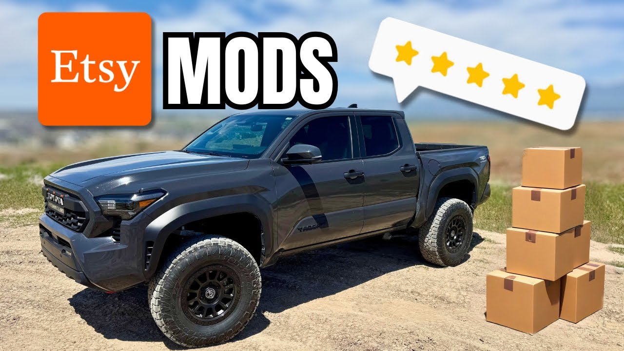 6 самых продаваемых модификаций Toyota Tacoma 4-го поколения на Etsy!