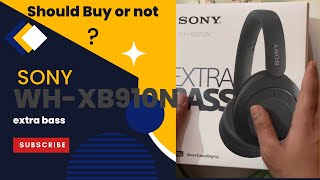 SONY WH Xb910N Review worth or not should buy in 2024 ? Or Not  || Sony Headphone extra bass  @Sony