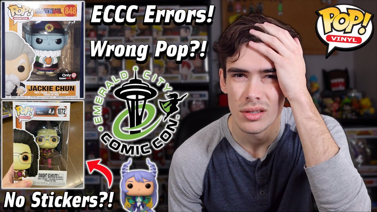 Funko Pop Errors With ECCC 2021 | Walmart Exclusives No Stickers | GameStop Releases Wrong Pops