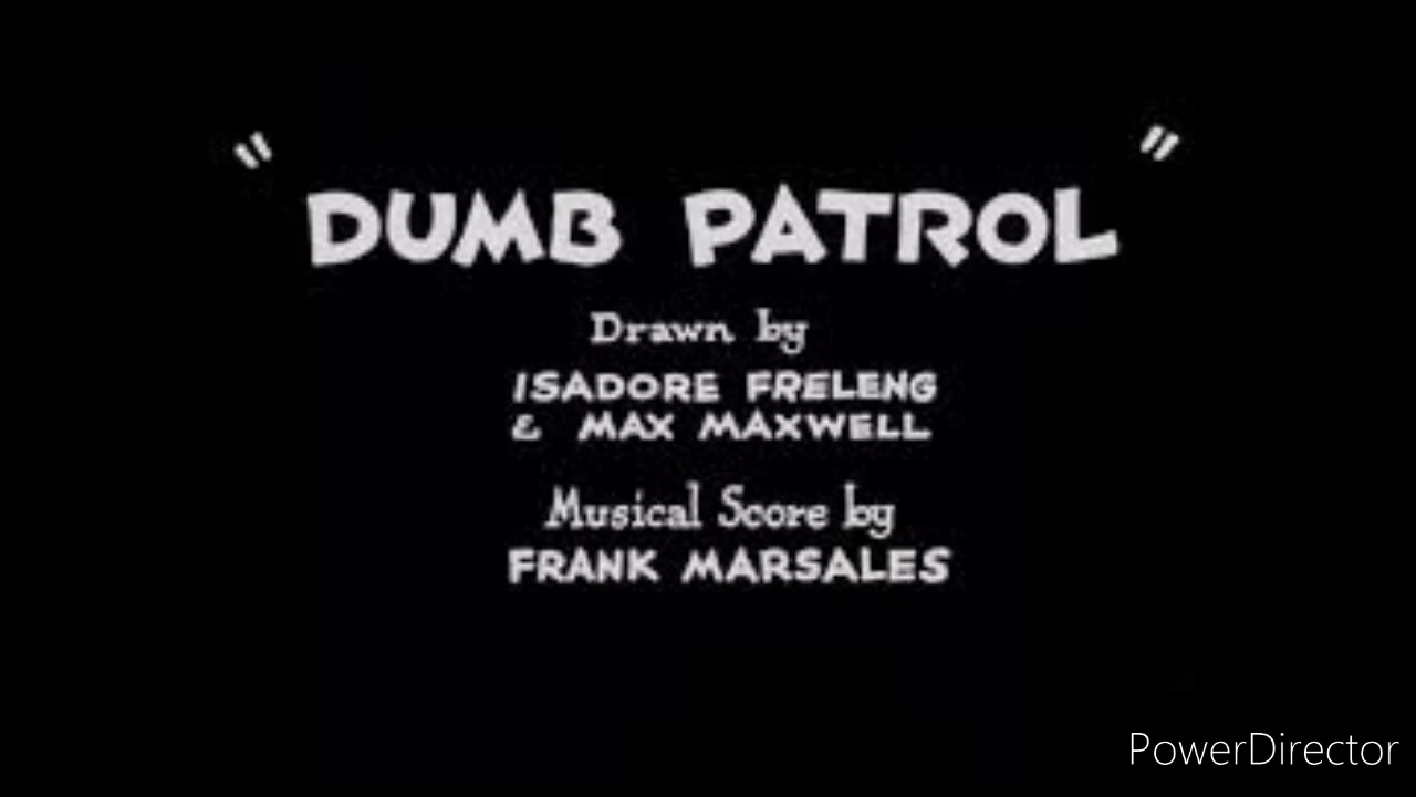 Dumb patrol (Looney tunes 1931) review