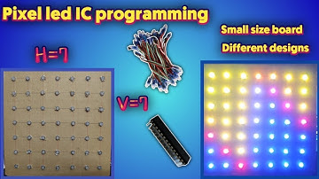 Pixel led small size board IC programming in tamil/Hero electro