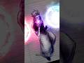 Drawing Gojo 200 Hollow Purple To Finish Sukuna Mahoraga GlowArt Animedrawing Anime Glowart 