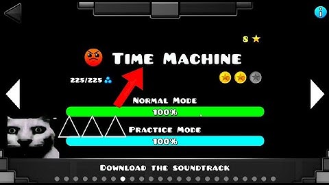 Geometry Dash-Level 8 Time Machine All coins