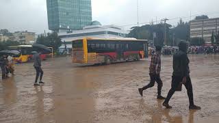 A scene at Anbessa City Bus station in Addis Ababa, July 2021 screenshot 5