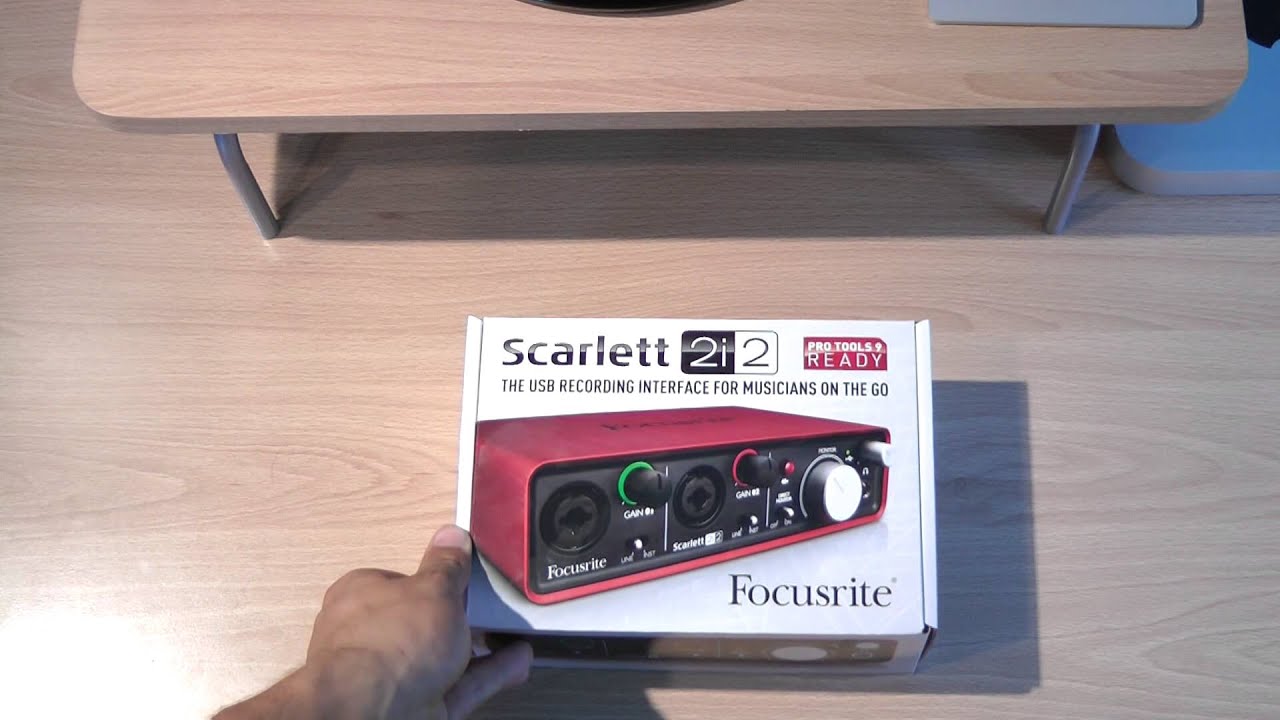Scarlett 2i2 USB Recording Interface by Focusrite Unboxing & First Look canon definicion