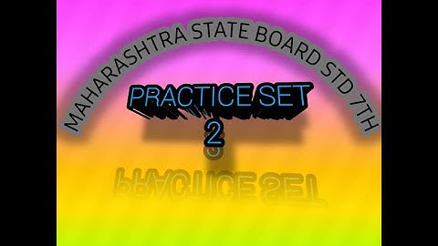 Construction of Triangle, Std 7th Maharashtra state board