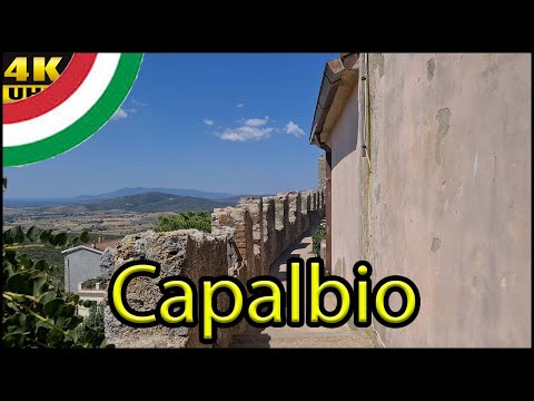 Tuscany Walking Capalbio  - Cities of Tuscany - Trip to Italy - 4k