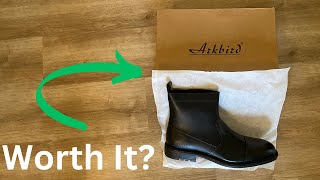 Review - Arkbird Mens Chelsea Dress Boots With Side Zipper, Genuine Leather Clic Fashion