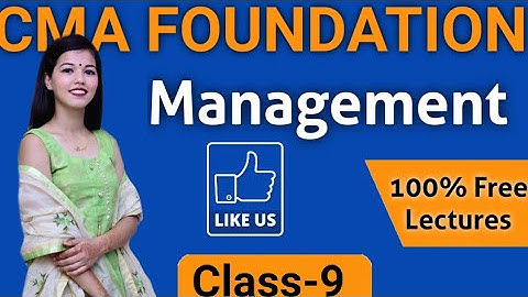 CMA Foundation Management || Class-9 || Himanshi Mam || DEEPAK CLASSES