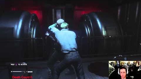 Alien Isolation glitch - death hug [PS4]
