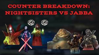 Counter Breakdown: Mother Talzin Nightsisters vs Jabba (3v3)