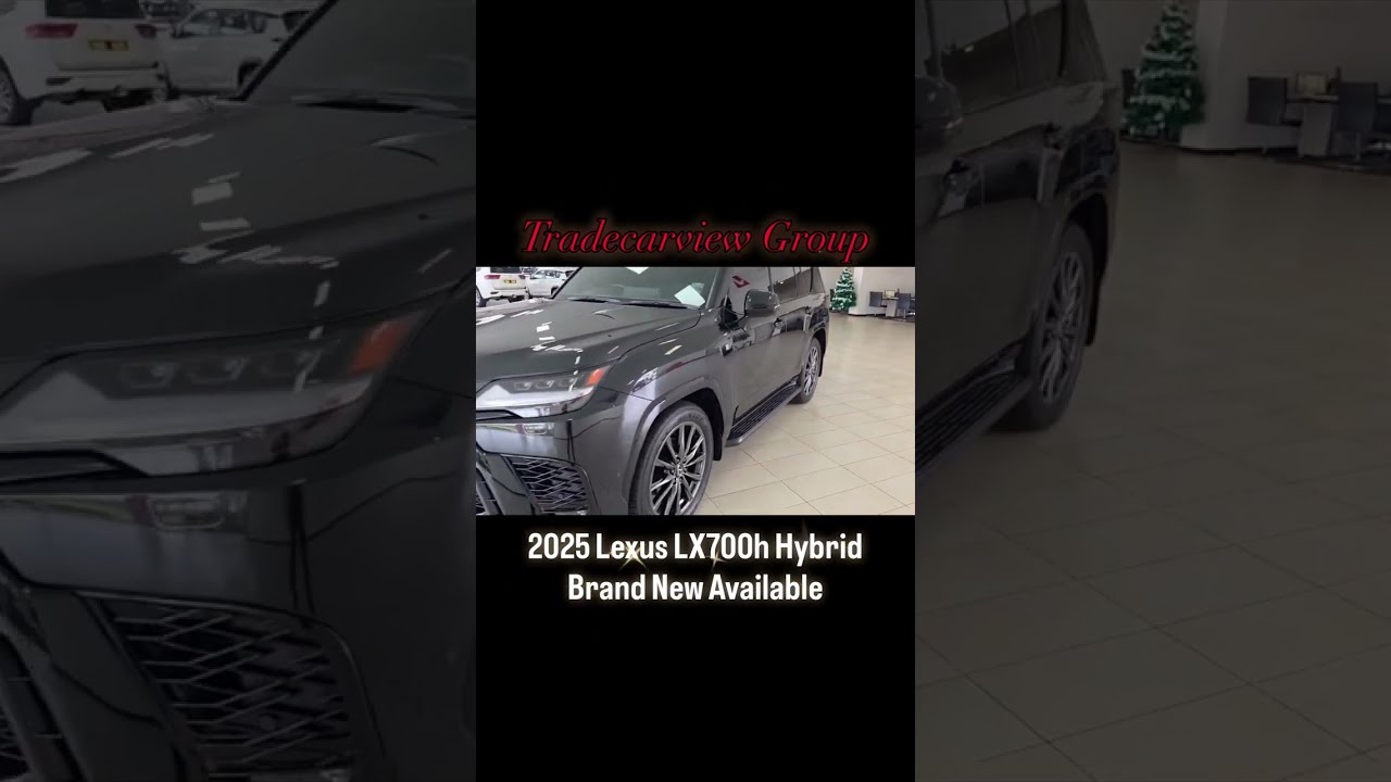 New Lexus LX 700h 2025 Black