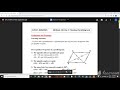 Explanation of 2 ways of proving the quadrilateral is a Parallelogram