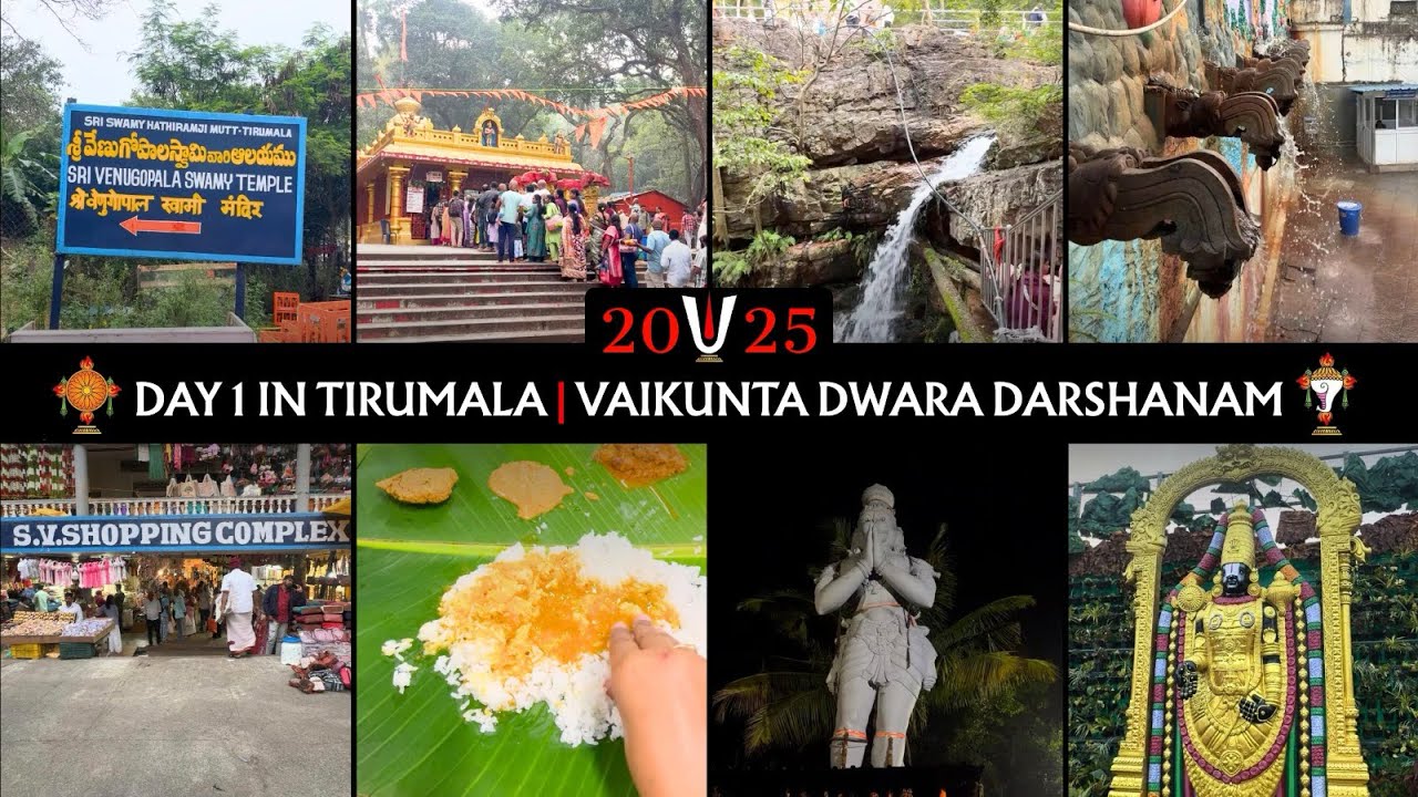 Day 1 In Tirumala | Vaikunta Dwara Darshanam 2025 |Ep-04 | Tirupati | Newvlog | @Taleswithjaanu