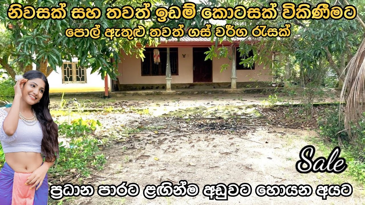 අඩුවට ලාබෙට නිවසක් සහ පර්චස් 47ක් ඇතුළුව තවත් ඉඩමකුත් විකිණීමට | බස් පාර පේන දුරින් #acland #sale