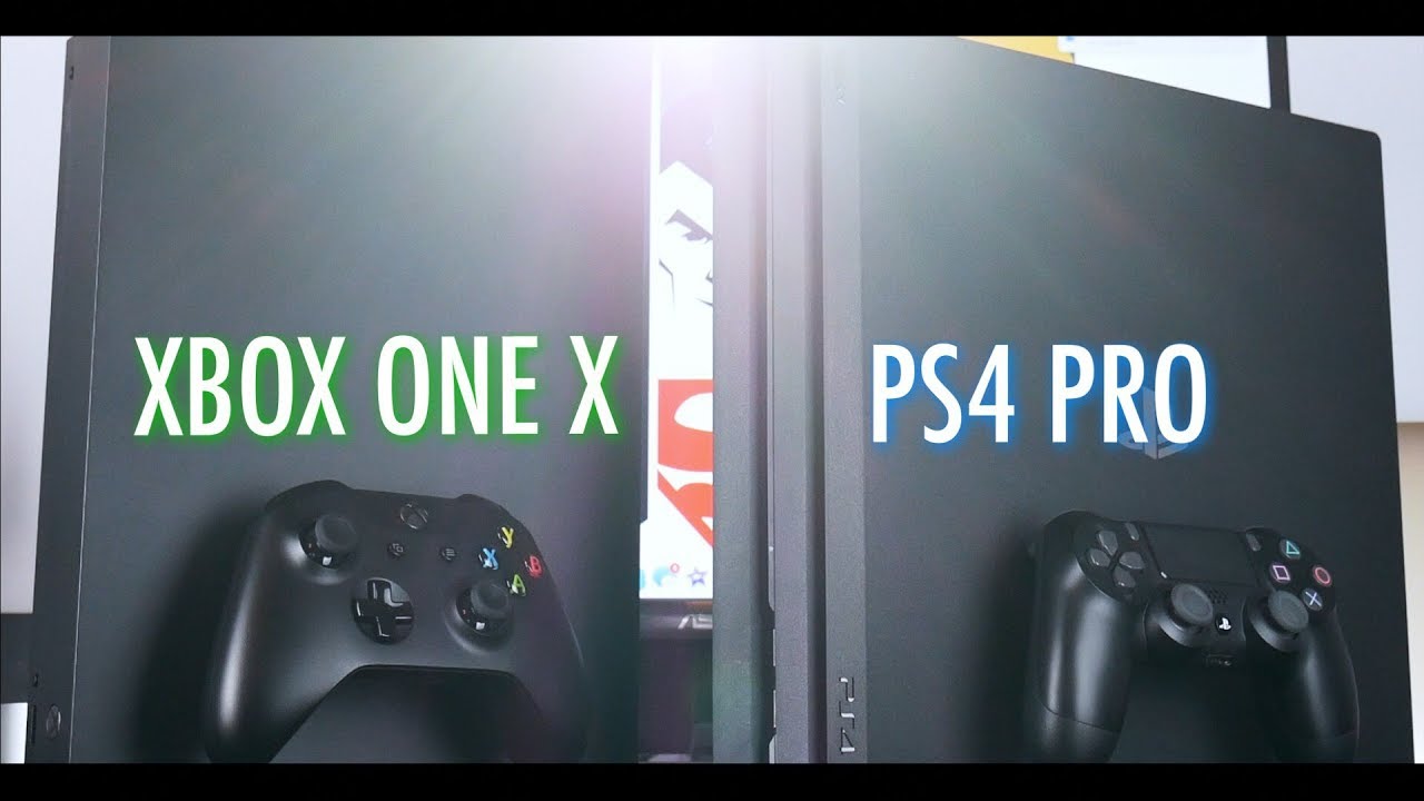 Op tijd Sociale wetenschappen analoog Xbox One X vs PS4 PRO | Porównanie 🇵🇱 - YouTube