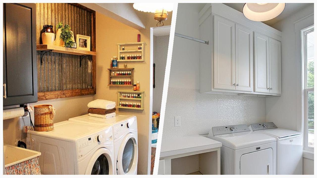 75 Laminate Floor And Brown Floor Laundry Room Design Ideas You'll Love ⭐️