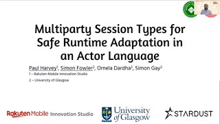 Multiparty Session Types for Safe Runtime Adaptation in an Actor Language
