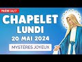 🔴 CHAPELET LUNDI 20 MAI 2024 🙏 Mystères Joyeux Prière Matin et Soir