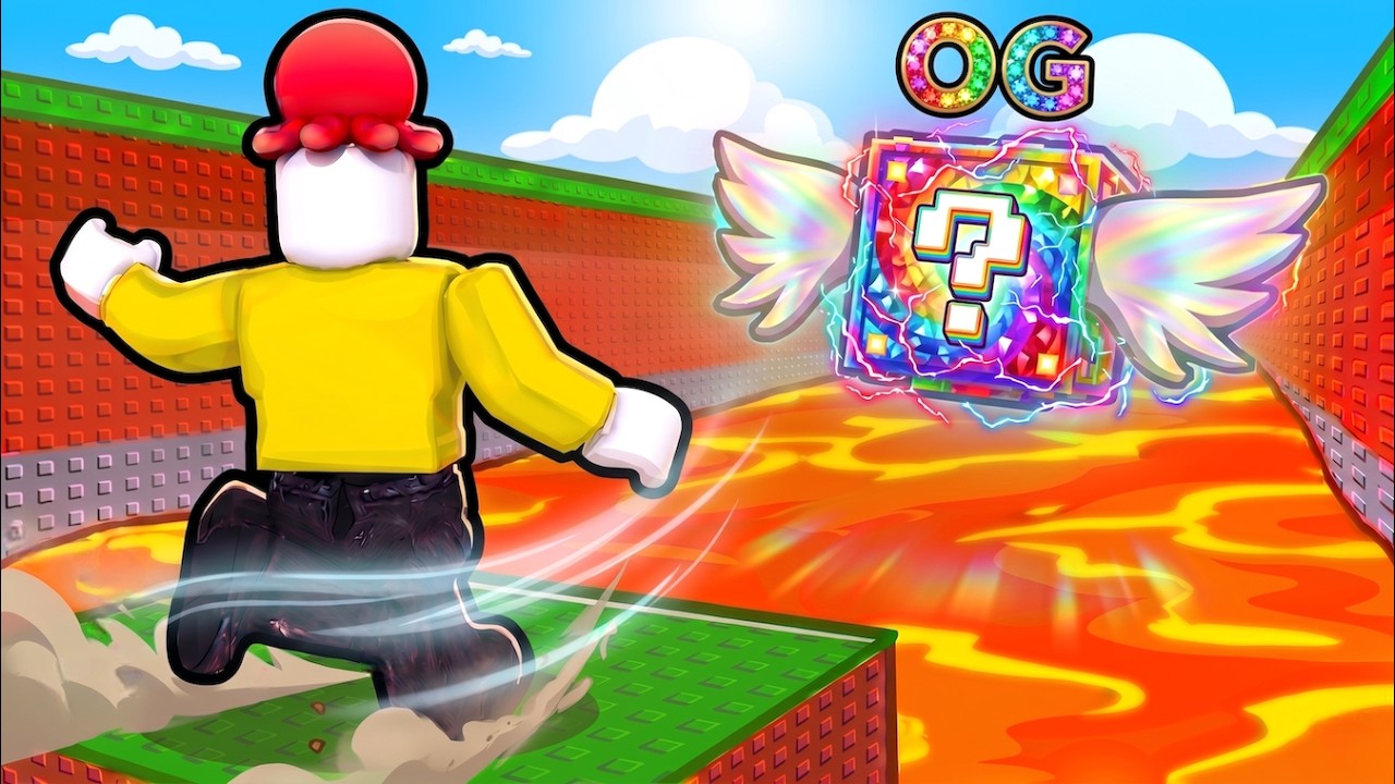 I became the god of kicking lucky blocks in Roblox - YouTube