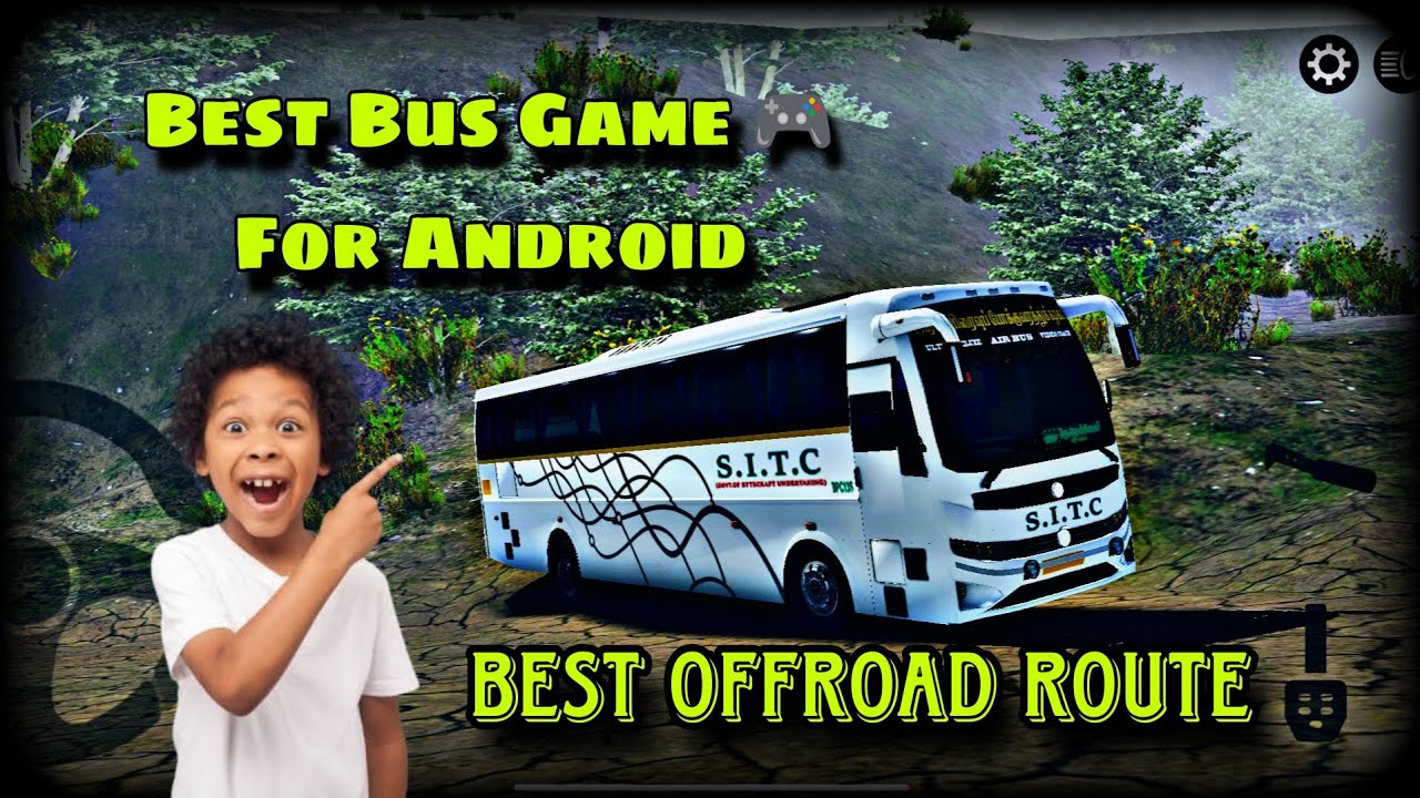 Best Bus Driving Game Offroad Route 😱 | Realistic Bus Simulator