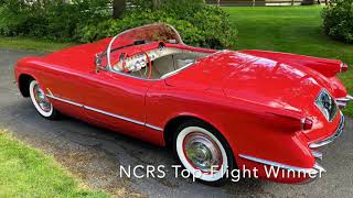 1955 Corvette Ncrs Top Flight - Driving Video
